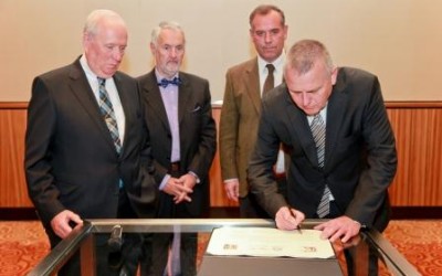 Signing of an International Code of Ethics