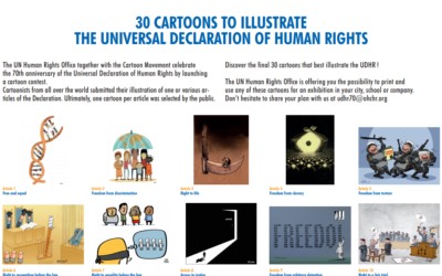 70th birthday of the Universal Declaration of Human Rights: 30 cartoons bring life to Human Rights